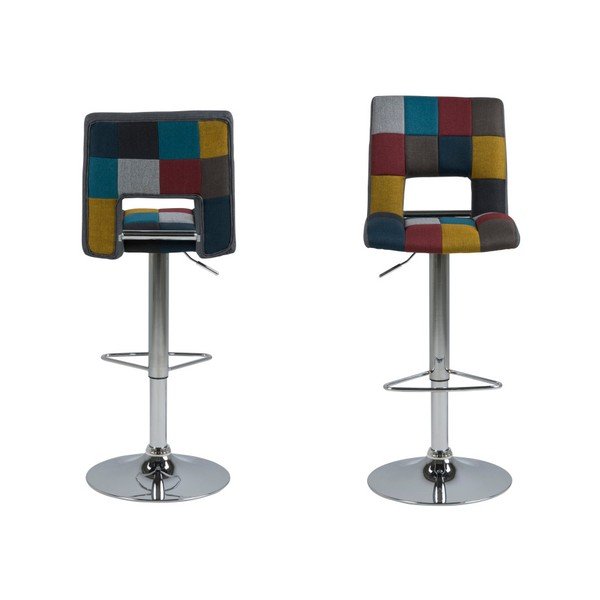 2 bāra krēslu komplekts Actona Wilma Patchwork-image-2
