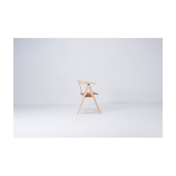 Sols no ozolkoka ar ādas sēdekli Gazzda Ava-image-3