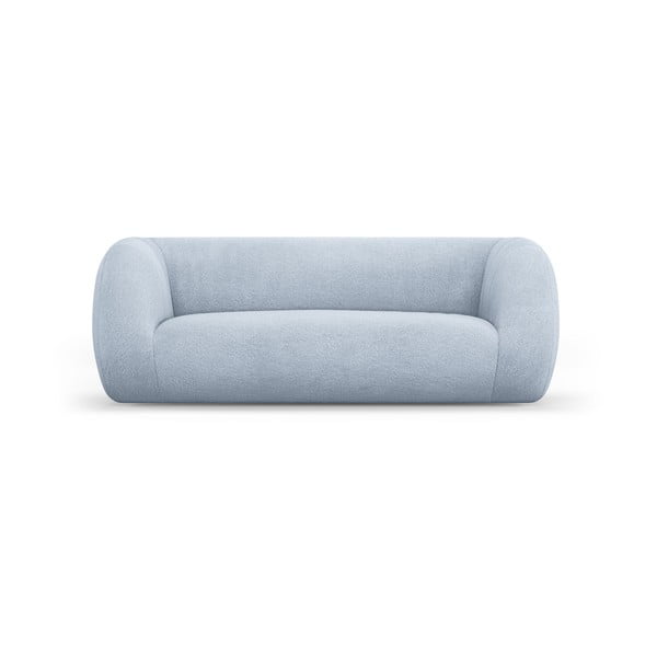 Gaiši zils dīvāns no buklē auduma 210 cm Essen – Cosmopolitan Design