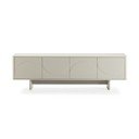 Krēmkrāsas TV galdiņš 180x55x40 cm Solei – MOME