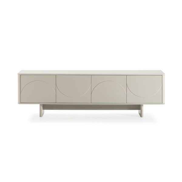 Krēmkrāsas TV galdiņš 180x55x40 cm Solei – MOME