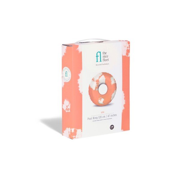 Oranžs piepūšamais peldriņķis The Nice Fleet Goa, ø 120 cm-image-2