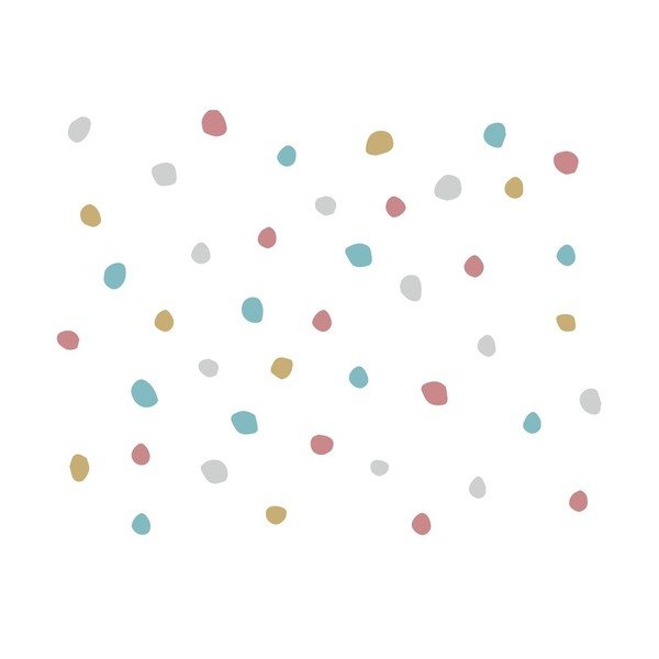 Zīdaiņu kokvilnas palags BELLAMY Dots, 60 x 120 cm-image-1