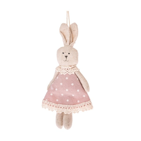 2 rozā Lieldienu dekorācijas komplekts Dakls Easter Bunny