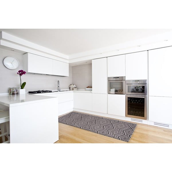 Ļoti izturīgs virtuves paklājs Webtappeti Hellenic Grey, 80 x 130 cm-image-2