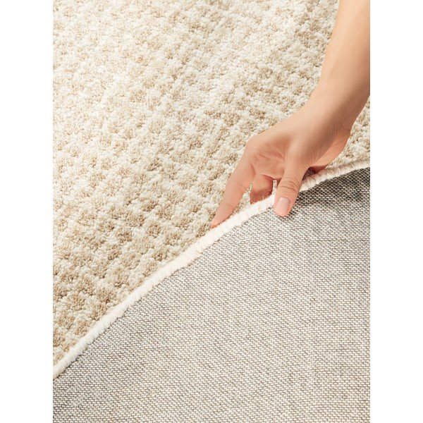 Dabīga toņa vilnas apaļš paklājs ø 160 cm Eloise – Hanse Home-image-4