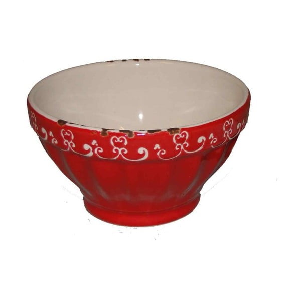 Sarkana keramikas bļoda Antic Line, ⌀ 9,5 cm