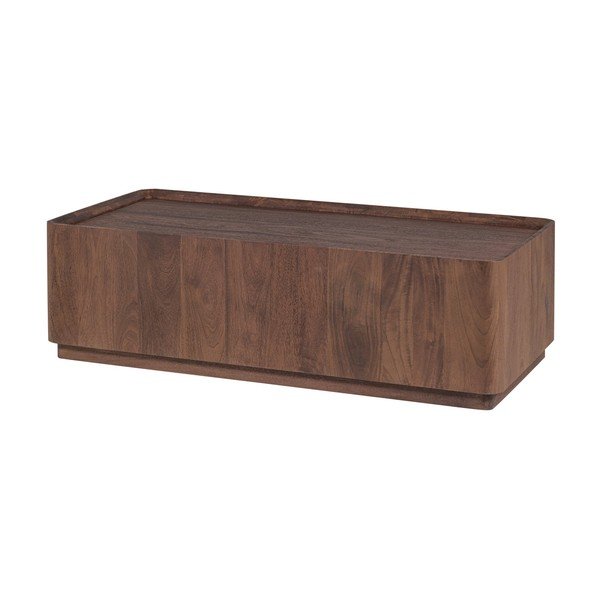 Dabīga toņa mango masīvkoka žurnālgaldiņš 60x130 cm Volu – WOOOD