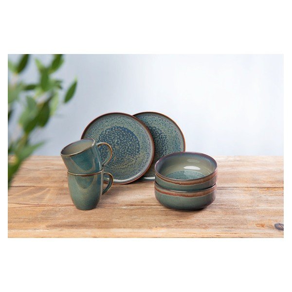 Zaļš porcelāna šķīvis Villeroy & Boch Like Crafted, ø 26 cm-image-1