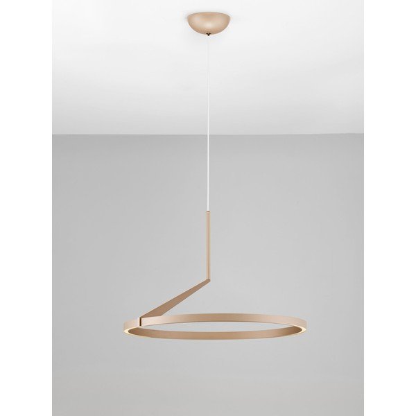 Rozā zelta krāsas alumīnija LED piekaramā lampa ar regulējamu spilgtumu ø 60 cm Tilia – Nova Luce-image-3