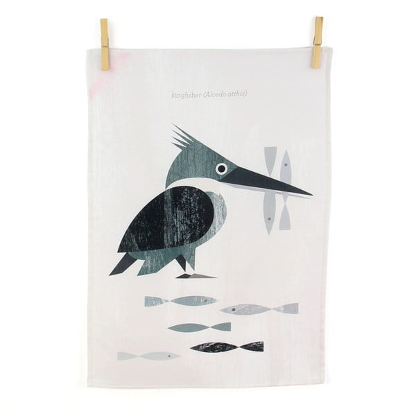 2 kokvilnas virtuves dvieļu komplekts Happy Friday Basic Kingfisher, 70 x 50 cm-image-2