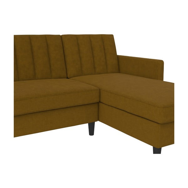 Dzeltens salokāms stūra dīvāns Celine – Støraa-image-2