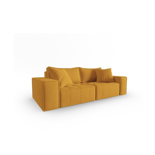 Dzeltens dīvāns 212 cm Mike – Micadoni Home-image-2