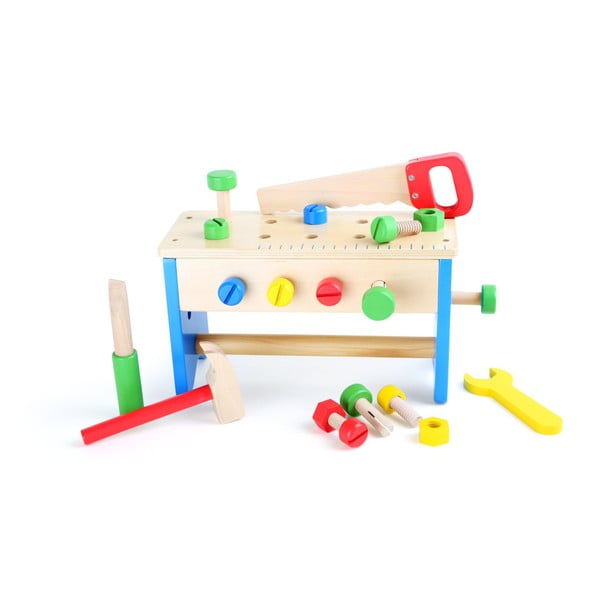 Koka rotaļlietu instrumentu komplekts Legler Toolbox