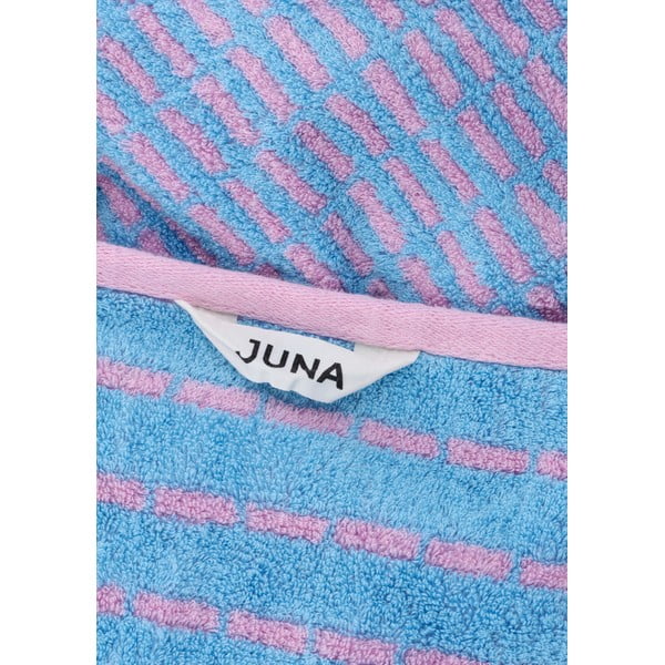 Zils/rozā frotē dvielis no bambusa maisījuma 50x100 cm Nuance – JUNA-image-2