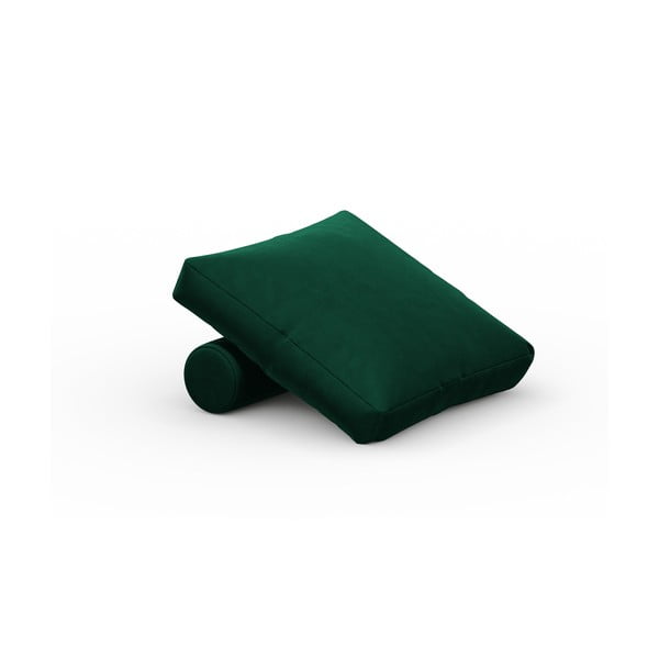 Zaļš samta spilvens modulārajam dīvānam Rome Velvet – Cosmopolitan Design 