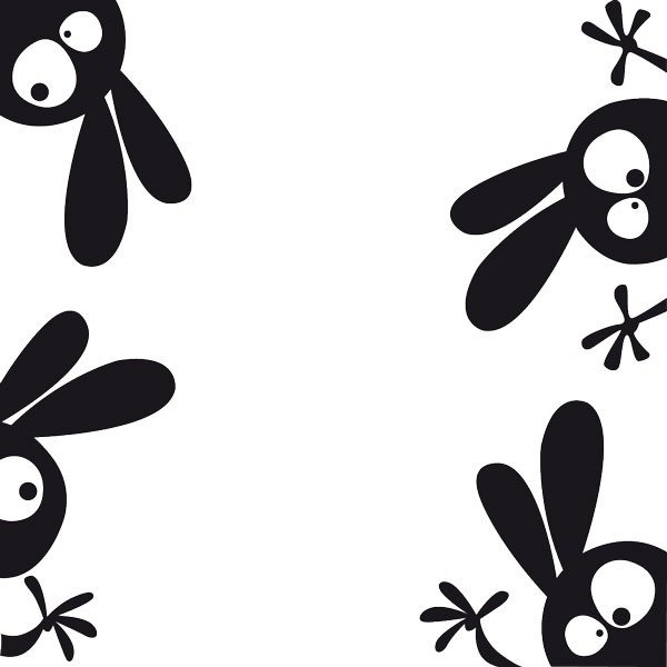 Fanastick Funny Rabbits uzlīme-image-1