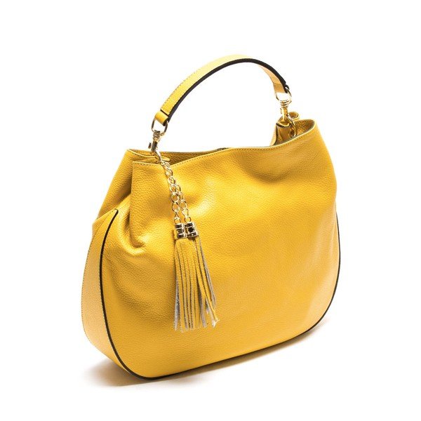 Ādas rokassoma Isabella Rhea 1118 Giallo-image-2