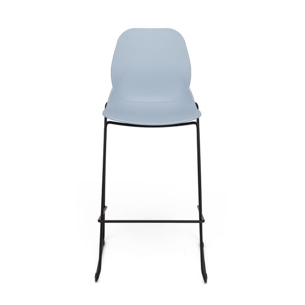 4 gaiši zilu bāra krēslu komplekts Marckeric Greta
