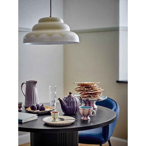 Krēmkrāsas piekaramā lampa ar metāla abažūru ø 40 cm Lacya – Bloomingville-image-1