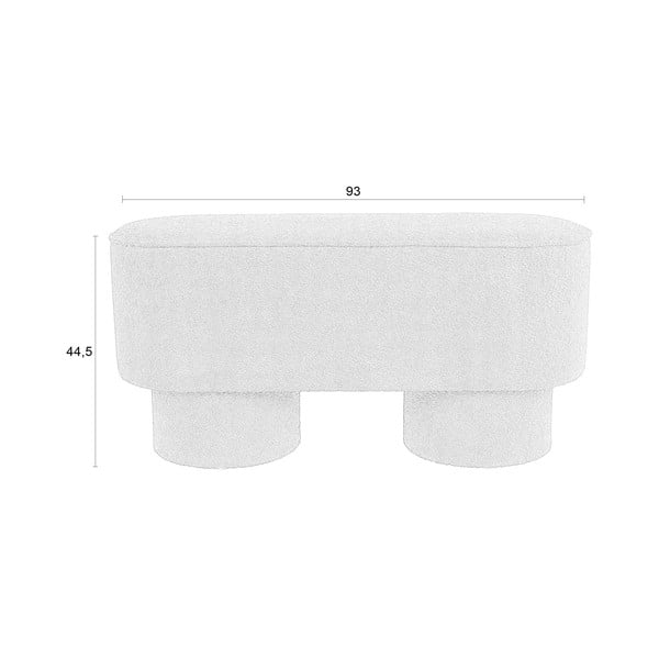 Zaļš sols no buklē auduma Marcos – White Label-image-4