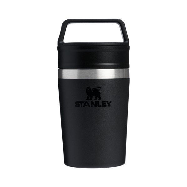 Melna nerūsējošā tērauda termokrūze 230 ml Café-To-Go Travel Mug Black 2.0 – Stanley