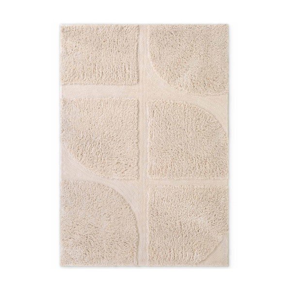 Krēmkrāsas ar rokām darināts paklājs 80x150 cm Lambeth Jasper – Ted Baker