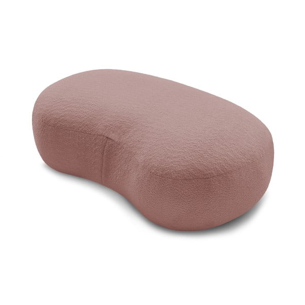 Rozā buklē auduma pufs Saint-Germain – Bobochic Paris-image-4