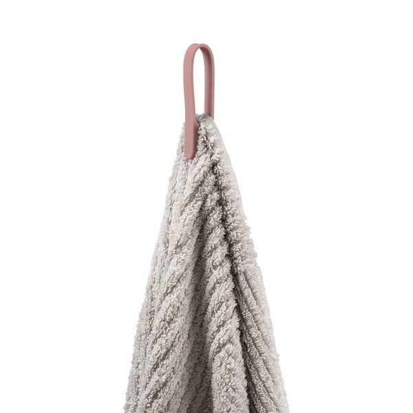 Dūmakaini rozā silikona dvieļu klipši (2 gab.) Loop – Zone-image-1