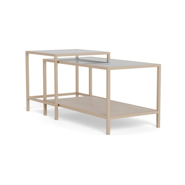 Pelēki tērauda žurnālgaldiņi (2 gab.) 50x90 cm Seaford – Actona-image-2