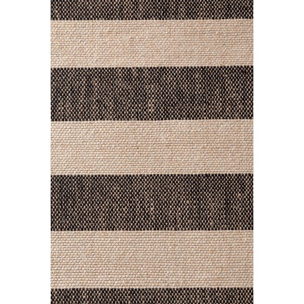 Melns/krēmkrāsas divpusējs/ar rokām darināts džutas celiņa paklājs 80x200 cm Playa – Hanse Home-image-4