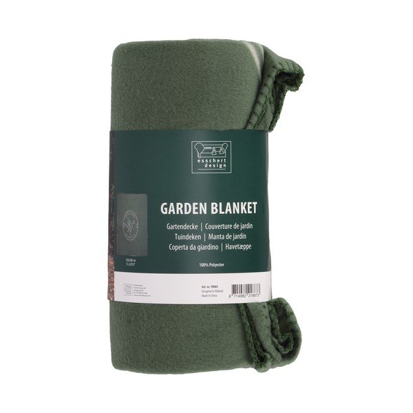 Zaļš piknika pleds 130x180 cm – Esschert Design-image-4