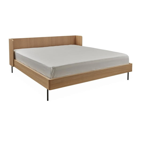 Ozolkoka imitācijas divguļamā gulta dabīgā tonī 160x200 cm Wrap – Bonami Selection-image-2