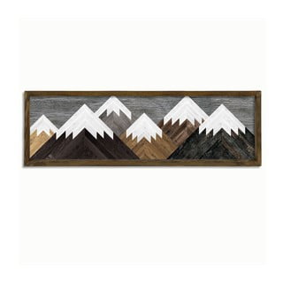 Sienas glezna Mountains, 120 x 35 cm
