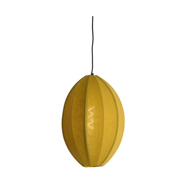 Zaļa piekaramā lampa ar auduma abažūru Milatos – Light & Living-image-2