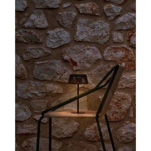 LED galda/pārvietojams āra gaismeklis ar saules baterijām ø 11 cm Aldet – Kave Home-image-2