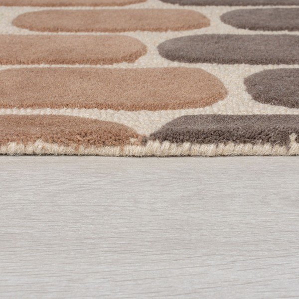 Brūni bēšs vilnas paklājs Flair Rugs Fossil, 200 x 290 cm-image-3