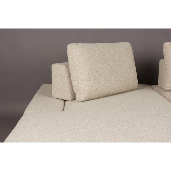 Krēmkrāsas stūra dīvāns (ar kreiso stūri) Shelly – Dutchbone-image-3