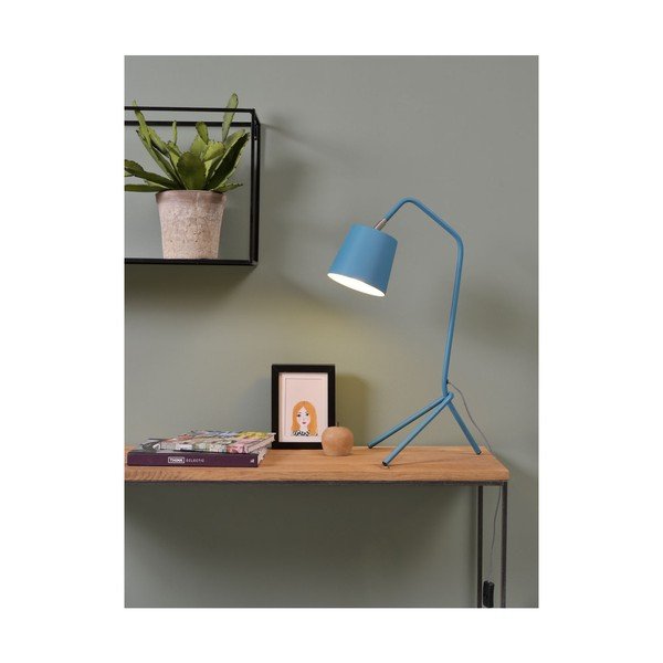 Zila stāvlampa ar metāla abažūru (augstums 59 cm) Barcelona – it's about RoMi-image-3