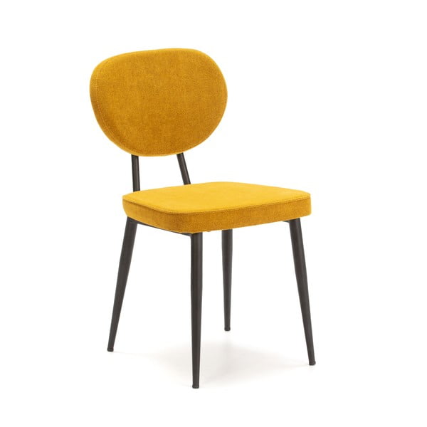 Dzelteni pusdienu krēsli (2 gab.) Zenit – Marckeric