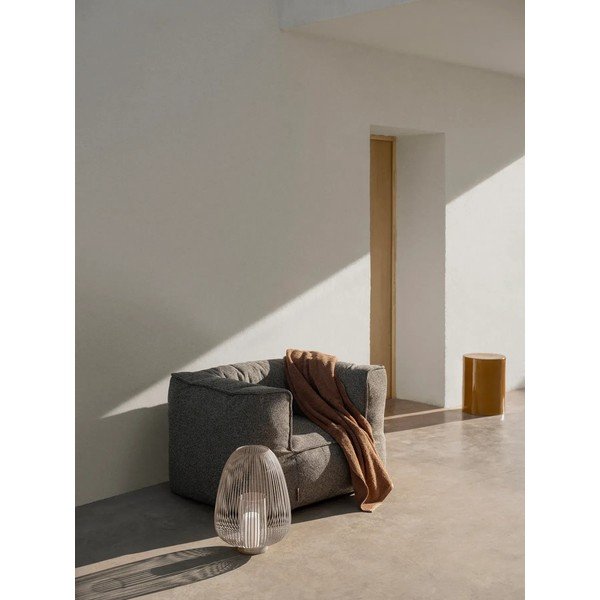 Pelēkbrūns polsterēts dārza atpūtas krēsls Grow – Blomus-image-1