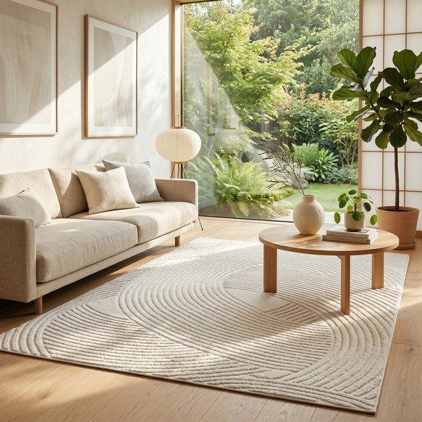 Krēmkrāsas paklājs 120x170 cm Zephyr – ESTE-image-1
