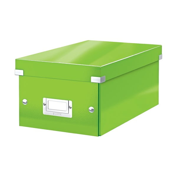 Zaļa uzglabāšanas kaste ar vāku Leitz Click&Store, 35 cm gara