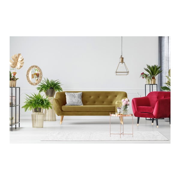 Divvietīgs dīvāns zelta krāsā Mazzini Sofas Amelie-image-4