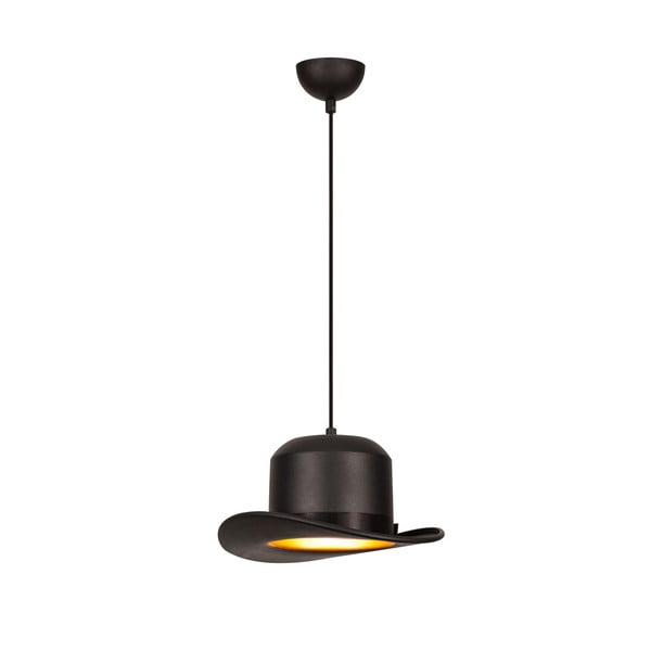 Melna piekaramā lampa ar metāla abažūru ø 30 cm Sivani – Opviq lights