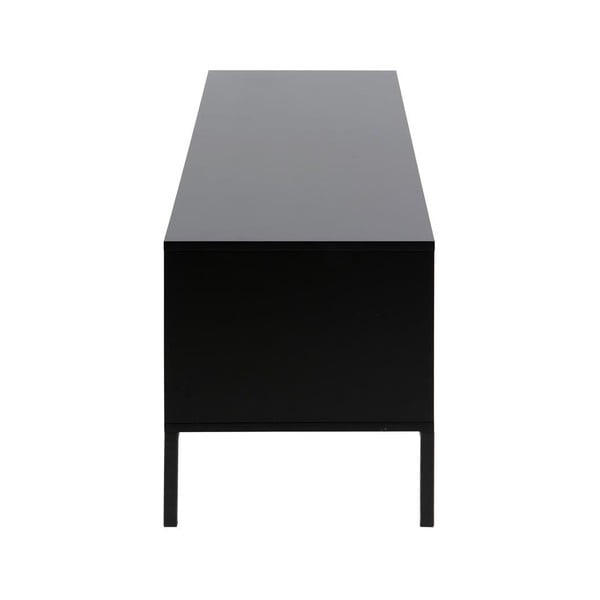 Melns/dabīga toņa TV galdiņš ar ozolkoka imitāciju 140x45 cm Seaford – Actona-image-4