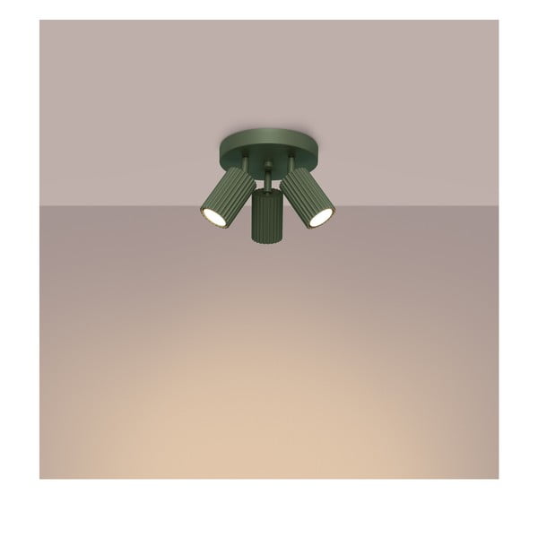 Zaļa prožektora tipa lampa Gleam – Sollux-image-3