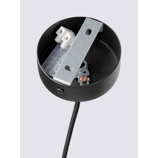 Dzeltena/bēša metāla piekaramā lampa ø 30 cm Olisa – Sollux-image-4