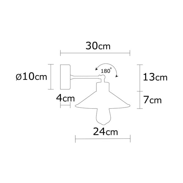 Tirkīzzila/dabīga toņa sienas lampa ø 24 cm Manavgat – Opviq lights-image-3