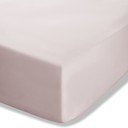 Gaiši rozā palags no perkala ar gumiju 90x190 cm Easy Iron Percale – Catherine Lansfield